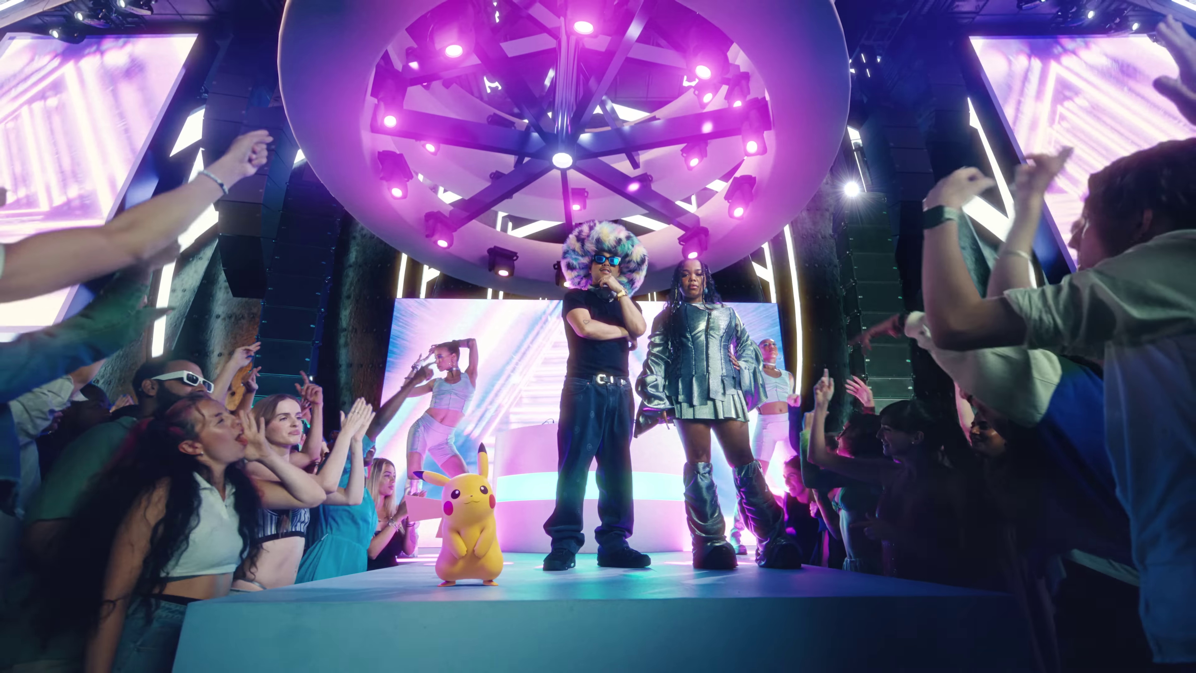 Jax Jones and Zoe Wees perform with Pikachu in music video for dance banger Never Be Lonely!